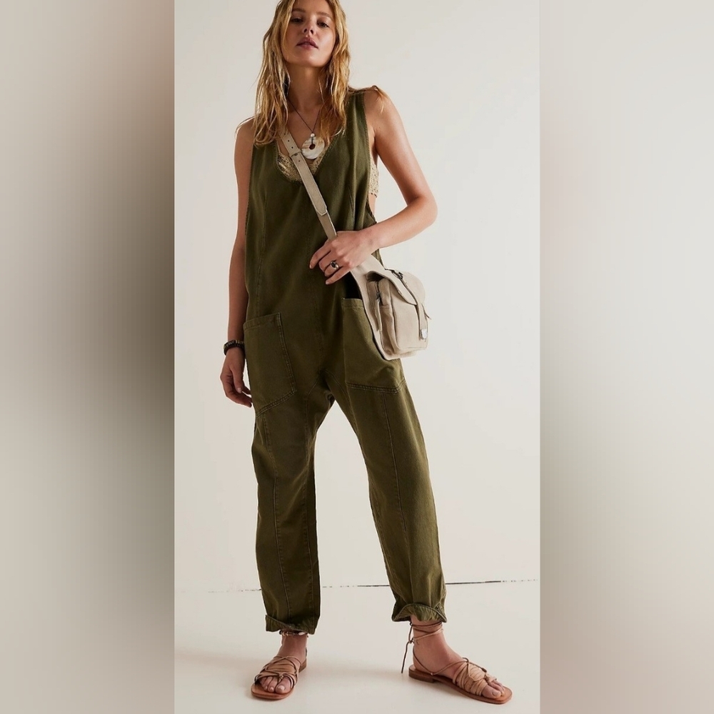 We The Free High Roller Jumpsuit sz L